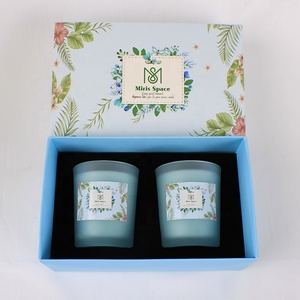 Caja de regalo envuelta literaria personalizada, conjunto de vidrio de lujo, <span class=keywords><strong>velas</strong></span> perfumadas, caja de regalo, decoración de vacaciones de Año Nuevo CN;ANH - Product Image 4