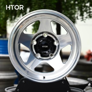 Jantes forgées HTOR personnalisées 15x8 <span class=keywords><strong>16x8</strong></span> 17x8.5 18x9 5x127 5x139.<span class=keywords><strong>7</strong></span> à petit rebord profond polies pour tout-terrain, compatibles Wrangler 392 Jimny Sierra - Product Image 1