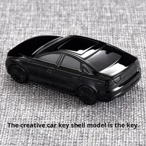 Funda protectora para llave de coche Audi para A6L A4L A5 A7 A8L Q5 S5 Q7 Shell hebilla colgante vehículo llaves accesorio - Product Image 2