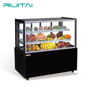 Ruitai Hot Bán 260 L Công Suất Lớn Cho Bánh Showcase Kính Vuông Bánh Hiển Thị Lạnh - Product Image 1