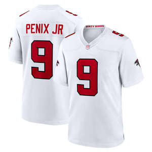 Maillots de football américain personnalisés 2026 Atlanta – Tenues brodées pour jeunes avec logos – Blanc - Product Image 5