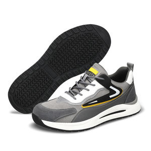 Sunland 브랜드 새로운 편안한 미끄럼 방지 펑크 방지 건설 작업 신발 하이킹 남성 안전 신발 - Product Image 3