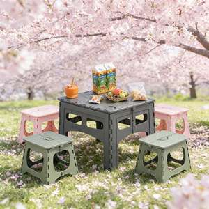 ชุดโต๊ะเก้าอี้พับได้ RCVE 1 โต๊ะ + เก้าอี้สตูล <span class=keywords><strong>2</strong></span> ตัว แข็งแรง ทนทาน เหมาะสำหรับการตั้งแคมป์กลางแจ้ง เดินป่า ตกปลา และใช้ในร่ม - Product Image 5