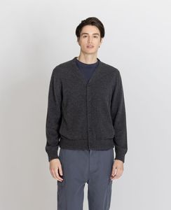 Fabricante Profesional de Cárdigans Casuales Mongoles, Suéteres para <span class=keywords><strong>Hombre</strong></span>, Suéter de Lana, Cárdigan de Cachemira con Cuello en V - Product Image 3