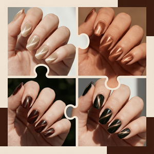 Palette Luxury 5g Mocha Cat Eyes Glitter <span class=keywords><strong>Gel</strong></span> Polish Collezione Colori Effetto Occhio di Gatto Non Tossico Cura delle Unghie per Salone Private Label - Product Image 5