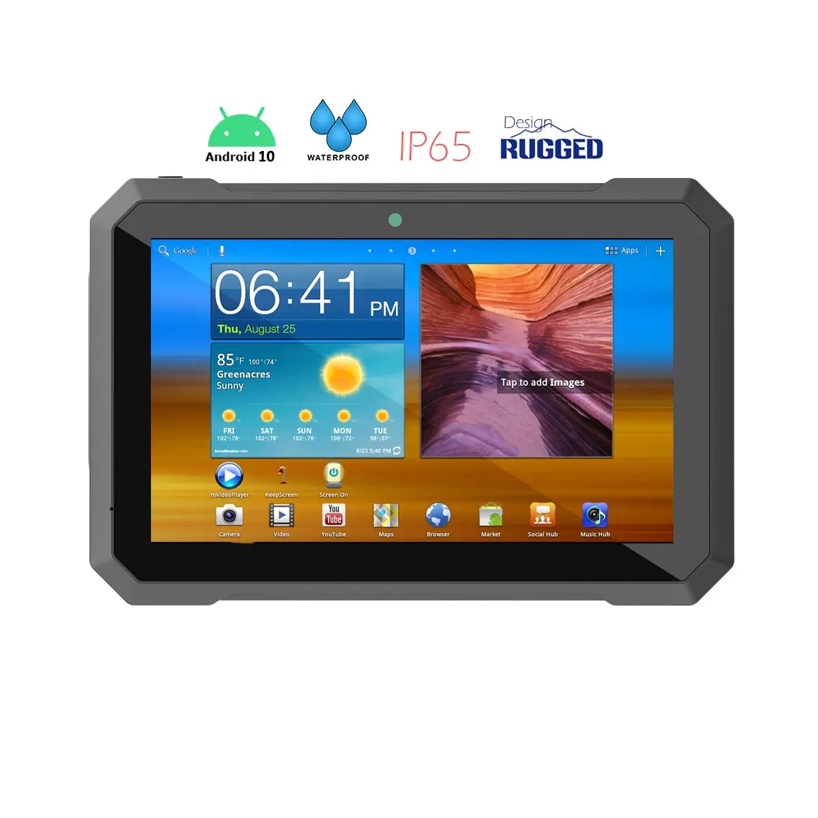 Ruihao Universal Android 10 Os Tablet Octa Core Octa Tablet Rugged Handheld Tablet 7 inch