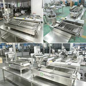 เครื่องทำโดนัทโมจิแบบกึ่งอัตโนมัติขนาดเล็ก 110v คุณภาพสูงสำหรับเชิงพาณิชย์ พร้อมถังใส่แป้งและเครื่องทอด ได้รับมาตรฐาน CE - Product Image 2