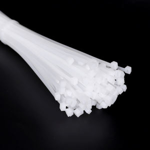 Bridas <span class=keywords><strong>de</strong></span> nailon 66 <span class=keywords><strong>de</strong></span> alta resistencia <span class=keywords><strong>de</strong></span> 3.8x350mm, 250 unidades, CE RoHS para energía temporal y uso eléctrico en obras - Product Image 5