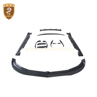 Vente chaude RZ Style Kit de carrosserie Kit de carrosserie pour Mercedes Benz CLA C117 Lèvre avant Canards Jupes latérales Diffuseur arrière Aile arrière