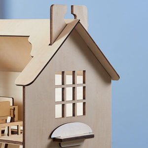 Casa de muñecas de madera en miniatura, muebles de casa de muñecas en miniatura, ooden ooiy Miniature ollollhouse Kit, venta al por mayor, 1:12 - Product Image 6