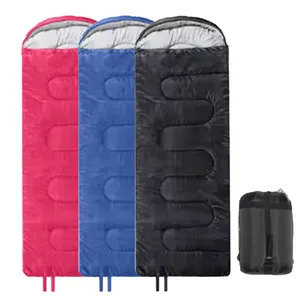 Hot Selling Cold Weather Warm Sleeping Bag High Quality Hollow Fiber Compact Comfortable Camping Ultralight Sleeping Bags