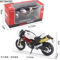 Échelle 1:18 garçons passe-temps jouet chaud Simulation Miniature roue libre moulé sous pression moto modèle jouets pour enfants