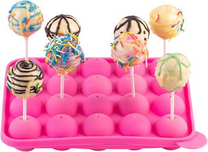 Kit pembuat kue Pop dengan 2 set cetakan silikon dengan dudukan kue 3 tingkat, Pot peleburan permen coklat, cetakan Cupcake silikon - Product Image 3