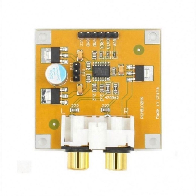 DC5V PCM5102 DAC Decoder I2S Voice Playback Module for Raspberry Pi Red Core Player PK ES9023