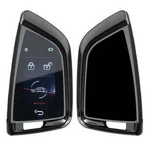 Smart LED Display Screen Car Key Fob Case Cover Keychain For BMW 3