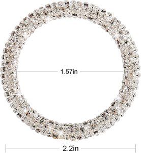 Rond de serviette en résine de qualité supérieure avec accessoire de table élégant et fonctionnel au fini brillant pour une utilisation quotidienne et spéciale - Product Image 6