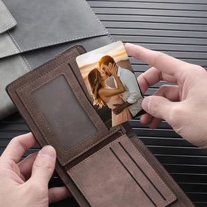 Sisipan Dompet Baja Anti Karat Custom Hadiah untuk Ayah dengan Slot Kartu Teknik Stamping Suvenir - Product Image 4