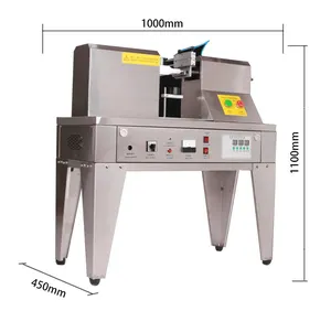 Sellador de tubos cosméticos Máquina de cierre de extremos Máquina de sellado de manguera de tubo de plástico ultrasónico semiautomático Manual