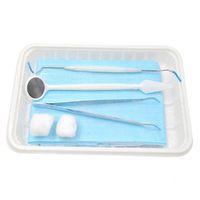 Équipements dentaires jetables kits dentaires instruments dentaires kit dentaire 5pcs/3pcs