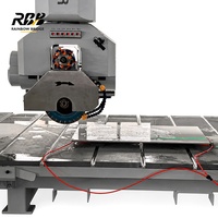 Machine de découpe à pont à cinq axes RBB HQ-3220DSM, moteur 29KW, longueur maximale 3200mm, broche indépendante, aspiration par caméra, pour granit