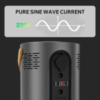Batterie externe magnétique sans fil au lithium-ion 555Wh avec panneau solaire pour charge rapide compatible PD 300W, chargeur portable pour téléphone portable avec LED