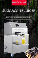 Nouvel Extracteur de Jus de Canne à Sucre Commercial Portable en Acier Inoxydable pour la Vente au Détail Industrielle et la Cuisine