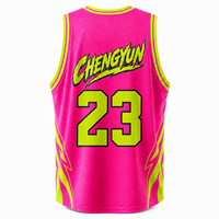 Maillot de basket oversize lumineux style streetwear pour festival, personnalisable