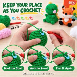 Amigurumi de Ganchillo Ecológico y Biodegradable, Hecho a Mano con Hilo Natural Sostenible y Fibra Reciclada, Artesanía Ecológica y Respetuosa con el Medio Ambiente - Product Image 3
