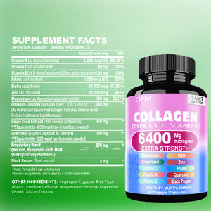 Capsule di Collagene e Vitamine 14 in 1, Prodotto di Bellezza per Adulti, Vendita Calda su <span class=keywords><strong>Amazon</strong></span>, Etichetta Privata - Product Image 2