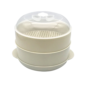 Bandeja <span class=keywords><strong>de</strong></span> Vapor para Microondas, Material <span class=keywords><strong>de</strong></span> Silicona, Diseño Plegable, Vaporera Ecológica para Verduras, Color Blanco, Apta para Inducción - Product Image 1