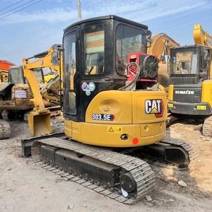 รถขุดรถขุดตีนตะขาบขนาดเล็ก Cat303.5รถขุดถังน้ำมือสอง Cat303.5e ตีนตะขาบระบบไฮดรอลิก - Product Image 5
