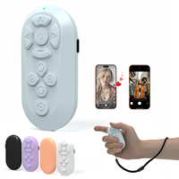 Télécommande multifonction pour smartphone pour TikTok, YouTube, Instagram, défilement, passage de page d'e-book, contrôle de la caméra, de la vidéo, de la musique et Bluetooth