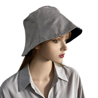Topi Bucket Fisherman Anti Radiasi Sinyal 5G, Pelindung EMF, Serat Logam