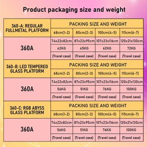 Spedizione Rapida da Magazzino USA Piattaforma Rotante per Fotobox 360° con Videocamera 100cm per 3-4 Persone Macchina Photobooth - Product Image 5
