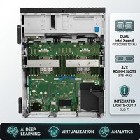 Serveur tour HPE ProLiant Compute ML350 Gen12 neuf, double processeur Intel Xeon Scalable, DDR5, serveur tour pour l'apprentissage profond et l'IA avec GPU