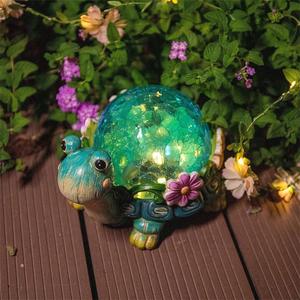 Statues de jardin solaires à LED, décorations paysagères extérieures, résine, IP55, étanches, lumières de chemin - Product Image 4