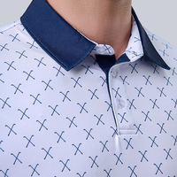Polo de golf en polyester personnalisé de haute qualité pour hommes, polo de golf de grande taille Offre Spéciale au meilleur matériau