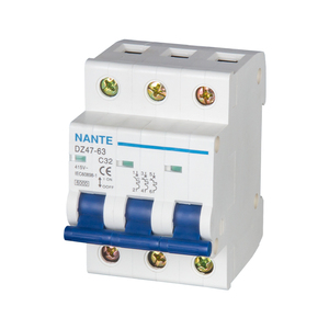 Nante giá tốt nhất cụm từ duy nhất bộ phận ngắt mạch bán Hot MCB DZ47-63 phá vỡ Công suất 4.5kA 220V/400V BCD đường cong C - Product Image 5