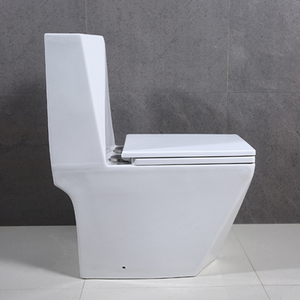 Inodoro <span class=keywords><strong>de</strong></span> Cerámica <span class=keywords><strong>de</strong></span> Una Pieza con Doble Descarga, Diseño <span class=keywords><strong>de</strong></span> Diamante, Taza Alargada para Baño, Drenaje en Forma <span class=keywords><strong>de</strong></span> P y S - Product Image 5