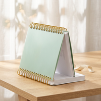 Agenda d'affaires personnalisable avec logo, reliure spirale et couverture en papier, fonction magnétique, idéal pour cadeau et promotion, boîte incluse
