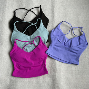 <span class=keywords><strong>Top</strong></span> Deportivo Corto Transpirable sin Costuras de Alta Elasticidad para Mujer, <span class=keywords><strong>con</strong></span> Espalda Recortada, para Yoga/Gimnasio, <span class=keywords><strong>con</strong></span> Estiramiento <span class=keywords><strong>en</strong></span> 4 Direcciones - Product Image 1