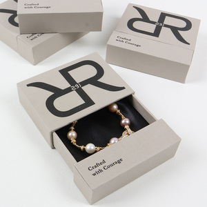 Luxury Designs Custom logo Earrings <b>Rings</b> Paper <b>Gift</b> Jewelry <b>Boxes</b> with Insert - Product Image 1
