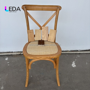Lida เก้าอี้จัดงานแต่งงาน, เก้าอี้ปาร์ตี้ไม้สีทองเก้าอี้ตกแต่งงานแต่งงาน - Product Image 1