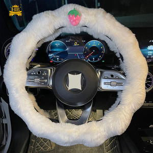 Couverture drôle de <span class=keywords><strong>volant</strong></span> de voiture de dessin animé pour la couverture de poignée de <span class=keywords><strong>volant</strong></span> de décor automatique de dame universelle - Product Image 2