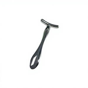 Metal T-Shaped Facial <b>Massage</b> Spoon Double-Sided Cosmetic <b>Tool</b> for Face Care - Product Image 3