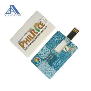 Promotional Business Gifts 1GB, 2GB, 4GB, 8GB, 16GB, 32GB, 64GB Card Shape Card USB Flash Drives With Custom Logo