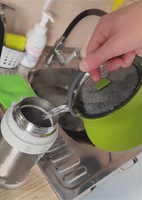 Nouvelle conception de bouilloire pliable en silicone pour l'extérieur avec alliage d'aluminium, capacité de 1 à 2 L, théière portable pour le camping et les voyages
