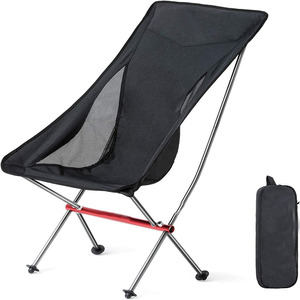 Taburete de playa Strudy duradero, silla de pesca, silla plegable para acampar, ligera, con respaldo alto, portátil, compacta, para exteriores - Product Image 1