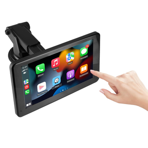 Double din voiture stéréo dashcam multimédia écran tactile voiture portable sans fil scherm android auto pantalla <span class=keywords><strong>apple</strong></span> screen carplay - Product Image 1