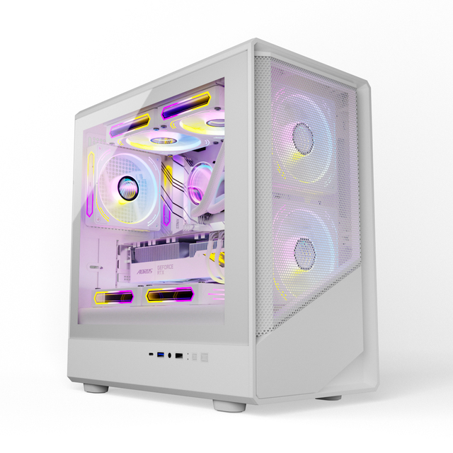2025 Mesh USB3.0 Wholesale Micro ATX Computer case Hot Seller Gaming Pc Gaming case